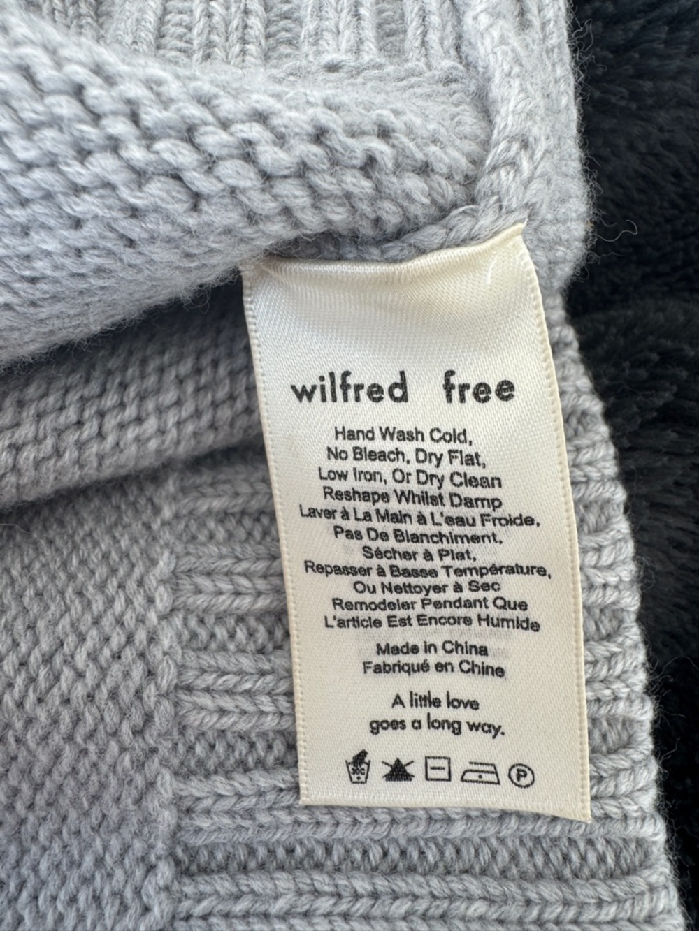 Aritzia Wilfred Free Harper 100% Merino Wool Cropper Sweater - Picture 5 of 5